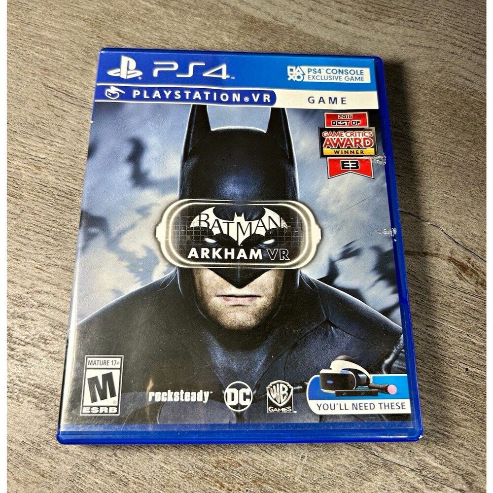 Batman: Arkham VR PS4/PS VR 2016 NTSC-U/C VR/Move Compatible Camera Req